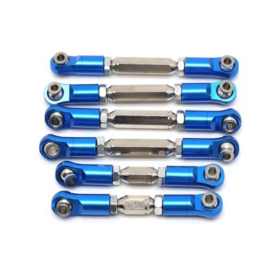 Compatible with Arrma for Senton for Granite 4X4 for MEGA 550 1/10 RC Car Parts Adjustable Tie Rods Turnbuckles Toe Links Linkage Set RC Accessories