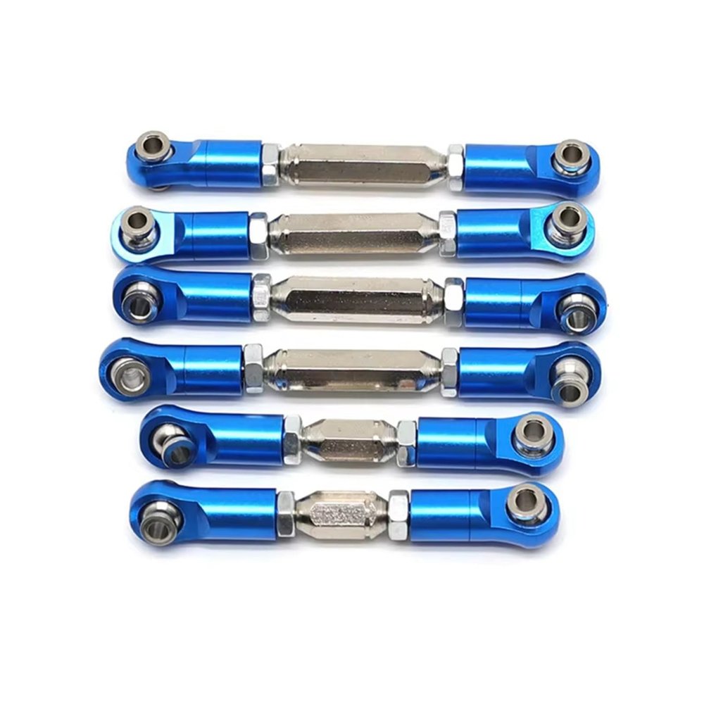 Compatible with Arrma for Senton for Granite 4X4 for MEGA 550 1/10 RC Car Parts Adjustable Tie Rods Turnbuckles Toe Links Linkage Set RC Accessories