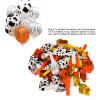 100Pcs Latex Balloons Kit, Cartoon Printing Balloons, Party Decoration Supplies, Reusable Balloons for Wedding Birthday Shower Party Decorations view 2