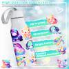 100 Pcs Cute Rainbow Animal Stickers Pack for Kids Girls Teens, Kawaii Waterproof Vinyl Decals,Cartoon Starry Animal Sticker for Water Bottle,Laptop,Luggage,Skateboard,Teaching Rewards,Party Favors view 3