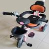 1.5-5 Years Old Toddler Stroller Buggies with Canopy,Reversible seat with guardrail and Belt,Kids trikes with Parent Handle,Child Tricycle Titanium Wheel,Rear Wheel with Double, Pink-with canopy view 3