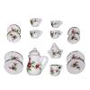 1/12 Miniature Porcelain Tea Set,15Pcs/Set Miniature Tea House Accessories,Mini Teapot Cup Plate Kitchen Accessories view 1