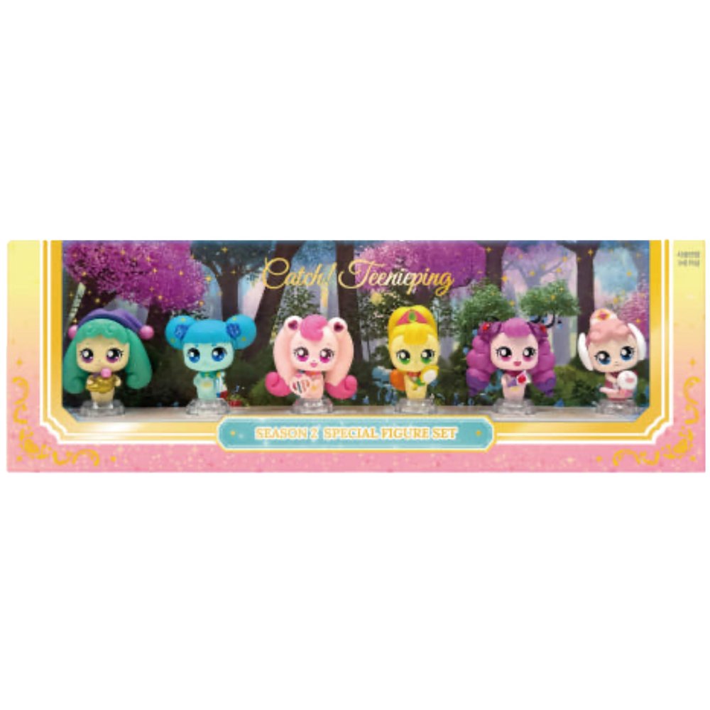 Catch Teenieping Season 2 Special Mini Figure Set  6 Pastel Characters