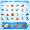 24-Pack Easter Figure Set Gifts for Kids,Building Blocks Set,Easter Basket Stuffers for Kids, Collectible Holiday Figures, Assorted Spring Easter Toys, Party Favors & Festive Gifts for Boys & Girls view 2