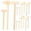 BRIGHTFUFU 15pcs Mini Wooden Hammers for Educational Hammer DIY Plaything Portable Percussion Mallets for Interaction and Home Decoration view 1