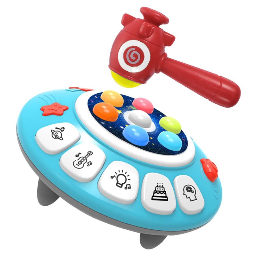 HAKIDZEL Hammering Pounding for Bright Cartoon Design Early Educational Interactive Plaything Sturdy Plastic Construction for Fine Motor Skills Development and Activities