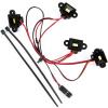 RC Car Upgrade Parts for TRX4 for TRX6 1/10 rc Car Decoration Parts Upgrade Accessory Wheel Eyebrow Light Chassis Lights Replacement(4 Lamp Beads) view 1