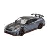 1:64 Diecast Model Car Compatible with Nissan GT-R Nismo (R35) 2024 Stealth Gray Limited Edition by Mini GT MGT00868 view 2