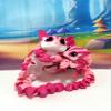 2pcs Articulating Sugar Gliders Toy 3D Printed Mother and Child Sugar Glider Fidget Toy Fun, Flexible & Poseable Gift for Sugar Glider Lovers - 3D Printed in USA - ASG001-PINK -2X view 3