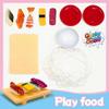 GushySnow Latex Material Sensory bin Filler Play Sand Toy Creative Paly Realistic Food Toy for Kid,Japanese Realistic Pretend Play Sushi Set for Kid Children boy Girl 6+(Sushi Set) view 3