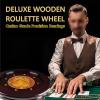 20 in Wooden Roulette Wheel, Precision Bearings Roulette, Roulette Wheel Set for Adults Club Parties, (Single 0) for Home Professional Use or Night Party, Party Game view 2