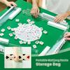 4PCS Mahjong Tile Rack & Pusher with Playing Symbols Hearts Spades Clubs Diamonds Red Black Mahjong Bag, Clear Acrylic All-in-One Tile Racks with Built-in Push Rods for American Mahjong Sets view 4