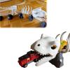 T-Rex Skeleton Train Accessory Movable Head & Tail for Brio & for IKEA & for Hape Wooden Train Sets Fits Standard Tracks Dino Playset for Kids view 1