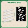 4PCS Mahjong Tile Rack & Pusher with Falling Playing Cards Motion Black Mahjong Bag, Clear Acrylic All-in-One Tile Racks with Built-in Push Rods for American Mahjong Sets view 2