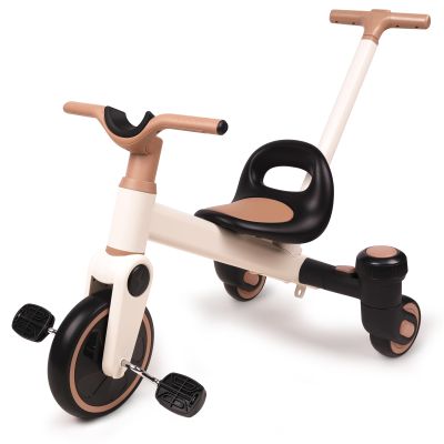 4-in-1 Kids Tricycle, Convertible Drift Trike, Pedal Tricycle for Ages 3-5