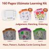 JoyCat Kids Learning Tablet:160 Pages Flash Cards-Judgement, Matching, Ordering- Interactive Logic Training, STEM Montessori Educational Toy, Gifts for Kids 3-8 view 3