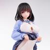 Anime Illustration Girl Figure Bathroom Sister Figurine Standing Pose 27cm Handmade Statue Original Painting Figure Desktop Decoration view 4