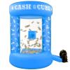 Silipull 5 FT Inflatable Cash Cube Booth Inflatable Money Machine Booth Money Blower Machine Cash Grab for Adults Game Activity Events (No Blower Included) (Blue) view 1
