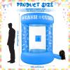 Silipull 5 FT Inflatable Cash Cube Booth Inflatable Money Machine Booth Money Blower Machine Cash Grab for Adults Game Activity Events (No Blower Included) (Blue) view 2