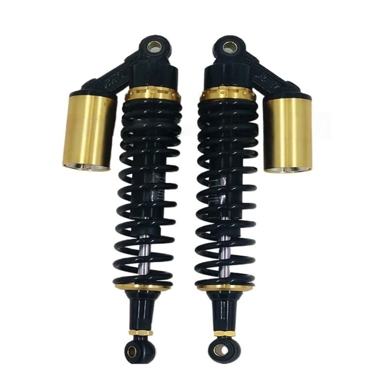 Suspension air Shock absorbers 8mm Spring 400mm Motorcycle Shock Absorber for YFZ350 for Banshee for Front for for Trail Dirt Bike ATV Black