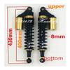 Suspension air Shock absorbers 8mm Spring 400mm Motorcycle Shock Absorber for YFZ350 for Banshee for Front for for Trail Dirt Bike ATV Black view 4