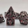 7PCS Metal Dice Set for DND Role Playing Games Polyhedral with D20 D12 D10 D8 D6 D4 for Dungeons and Dragons RPG Tabletop Gaming view 3