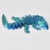3D Animals 3D Prints Simulated Lizard Articulated Flexible for Home Office Decompression Decor Executive Desk Toys-Laser Green view 1