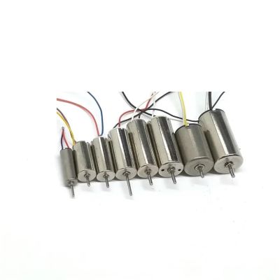 10PCS/LOT DC Motor 412 612 614 716 720 8520 1015 1020 High-Speed Coreless Motor 3-3.7VDC for Model Airplane UAV Accessories(10PCS Motor 614)