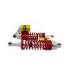 Suspension air Shock absorbers 2pcs Universal 8mm Spring 390mm Motorcycle Rear Shock Absorber for for for ATV Red + Silver view 3