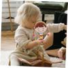 Gogogmee 2Pcs Portable Wooden Rattle Handheld Shaking Instruments for Hand Flexibility Natural Wood Material with Soothing Rattling Sounds Lightweight Educational for Early Random Color view 4