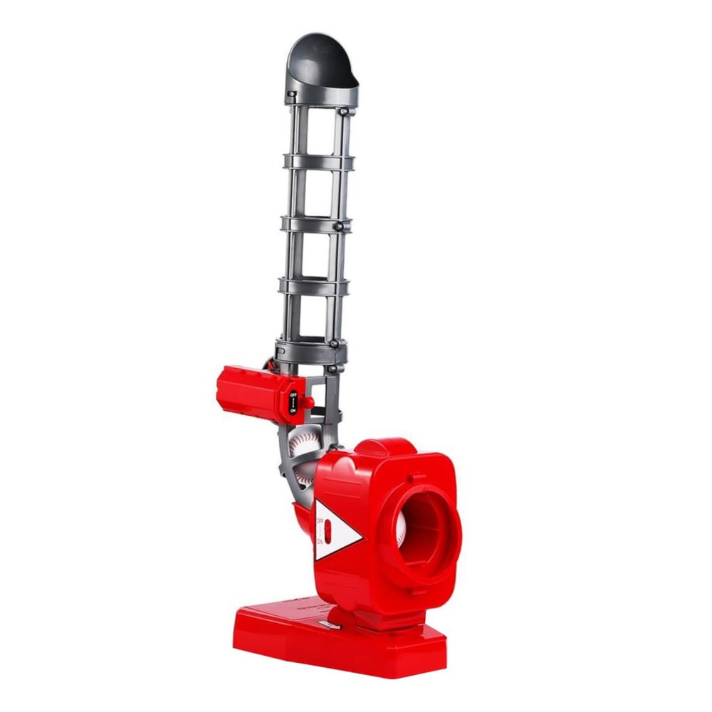 Automatic Baseball Pitching Machine for Speed Tubular Launcher Indoor Outdoor Training Tool to Batting Skills and Coordination