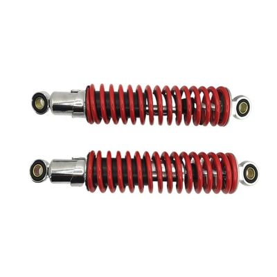 Suspension air Shock absorbers Universal 350mm Spring 8MM Eye to Eye RED Total Length 380mm Rear Shock ABSORBERS for Gokart ATV Dirt Bike Quad Scooter