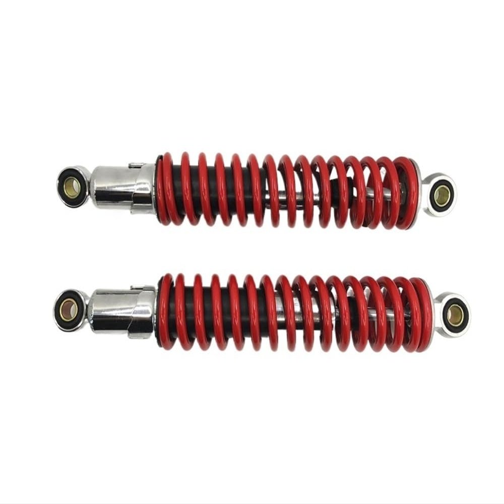 Suspension air Shock absorbers Universal 350mm Spring 8MM Eye to Eye RED Total Length 380mm Rear Shock ABSORBERS for Gokart ATV Dirt Bike Quad Scooter