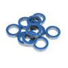 10pcs 6700 2RS 10x15x4 mm Miniature Thin Section Bearings 6700RS ABEC3 10 15 4 Blue Seals Model Bearings 10 * 15 * 4 RC Bearing(MR52-2RS 2x5x2.5mm) view 4