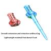 3D Toys 3-d Printed Sword Retractable for Relieves Stress Smooth and Delicate Home Office Executive Desk Decoration-Purple Gold Blue||M view 3