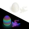 3D Printed Dragons 3D Printer Toys Dragon with Wings and Egg Fully Articulated for Home Office Decompression Decor Executive Desk Toys-Luminous Rainbow view 1