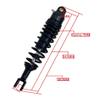Suspension air Shock absorbers Universal 13.5 "340mm Motorcycle Air Shock Absorber Rear Suspension for Motor Scooter ATV Quad Black view 3