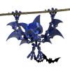 3D Toys 3 d Printed Animals Skeleton Bat Fully Articulated for Halloween Home Office Bookshelf Executive Desk Decoration -Silk Yellow Green||22cm view 3