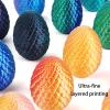 3D Printed Dragons 3D Printer Toys Dragon with Wings and Egg Fully Articulated for Home Office Decompression Decor Executive Desk Toys-Laser Blue view 4