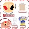 AHIER 1.57 Inch Large Euchre Trump Marker Dice Kit- 2 PCS Wooden Euchre Cube Indicator & Cards with Storage Bag and Manual for Euchres Players & Bridge Playing Card Lovers view 2