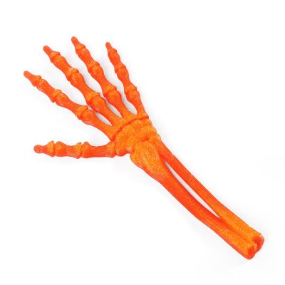 3D Toys 3D Printed Things Skeleton Hand Fully Articulated for Halloween Home Office Bookshelf Executive Desk Decoration-Crystal Fire Orange