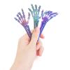 3D Toys 3D Printed Things Skeleton Hand Fully Articulated for Halloween Home Office Bookshelf Executive Desk Decoration-Crystal Fire Orange view 3
