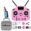 HTLNUZD Radiomaster GX12 Crush ELRS Radio Transmitter - 2.4G Dual 1W, Gemini Xrossband Mode2 (Pink+5000mah) view 1