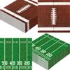 100-Pack Football Party Napkins, 2 Designs, 6.5 Inchs Disposable Paper Napkins, Football Birthday, Tailgate Party Decorations & Supplies view 1