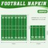 100-Pack Football Party Napkins, 2 Designs, 6.5 Inchs Disposable Paper Napkins, Football Birthday, Tailgate Party Decorations & Supplies view 2