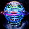 Junywell Flying Orb Ball Toy, Hover Hand Mini Drone Cosmic Globe, Fly Spinners for Kids Adults Indoor Outdoor Toys, Cool LED Lights Toys for 6 7 8 9 10+ Years Old Boys Girls Gift Blue view 1