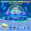 Junywell Flying Orb Ball Toy, Hover Hand Mini Drone Cosmic Globe, Fly Spinners for Kids Adults Indoor Outdoor Toys, Cool LED Lights Toys for 6 7 8 9 10+ Years Old Boys Girls Gift Blue view 4