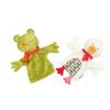 BRIGHTFUFU 2pcs Hand Puppets Cute Cartoon Animal Cloth Dolls for Interactive Storytelling Role Play Educational for Preschoolers view 1