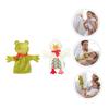 BRIGHTFUFU 2pcs Hand Puppets Cute Cartoon Animal Cloth Dolls for Interactive Storytelling Role Play Educational for Preschoolers view 3