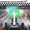 Electric Go Kart Drift Kart with Length-Adjustable Seat, 6v Outdoor Riding Toy, Equipped with Anti-Slip Tires, LED Lights, and Music, Ideal for Kids Aged 3-8 Years view 4